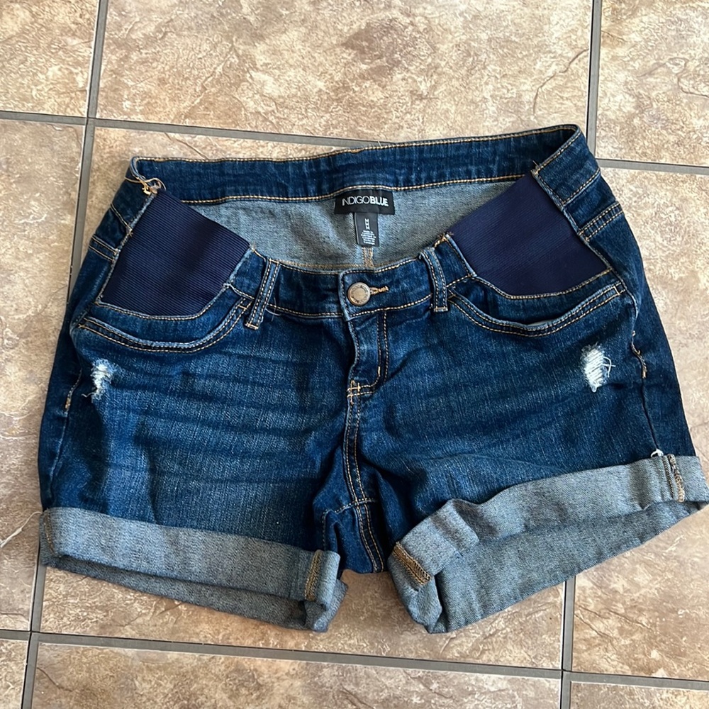 Maternity Jean Shorts